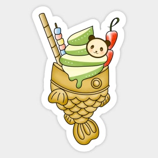 Taiyaki Ice Cream Sticker